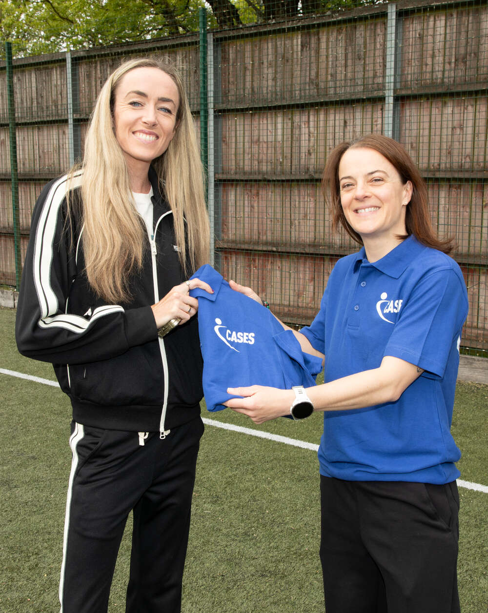 Olympian Eilish McColgan visits winner of CASES Outreach Hub competition